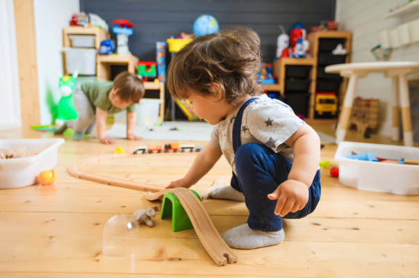 Children playing with toys
