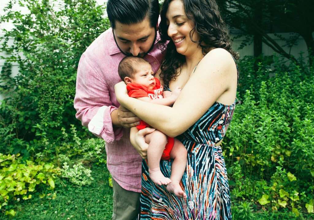 parents are loving their baby
