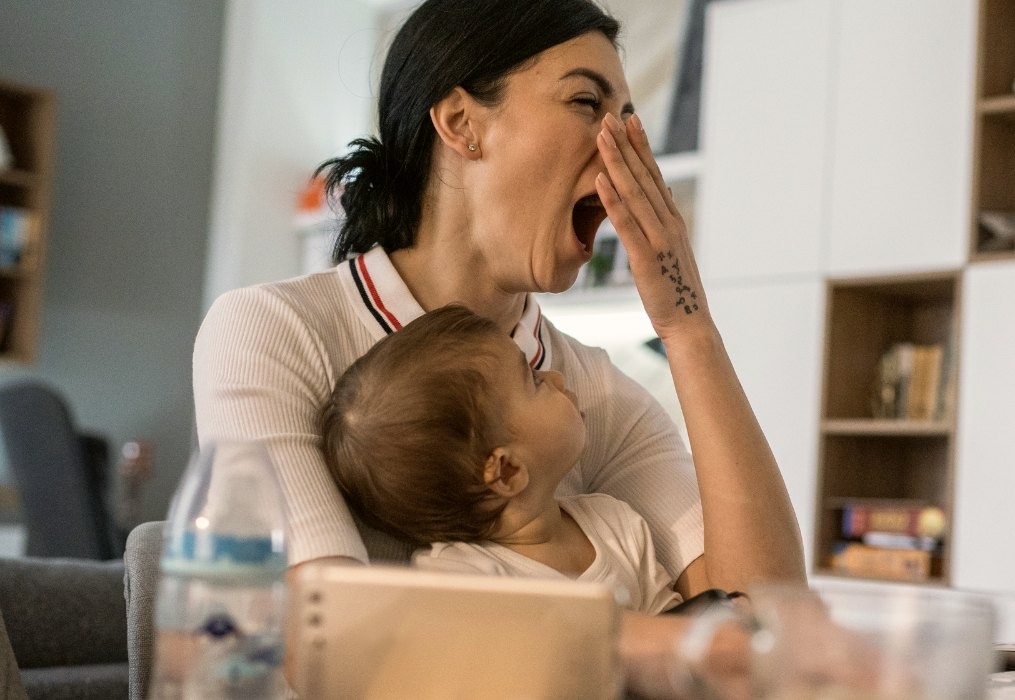sleep deprivation in mother