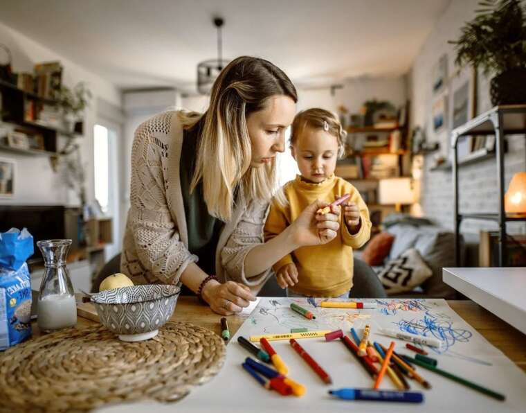 Stay at home mom parenting